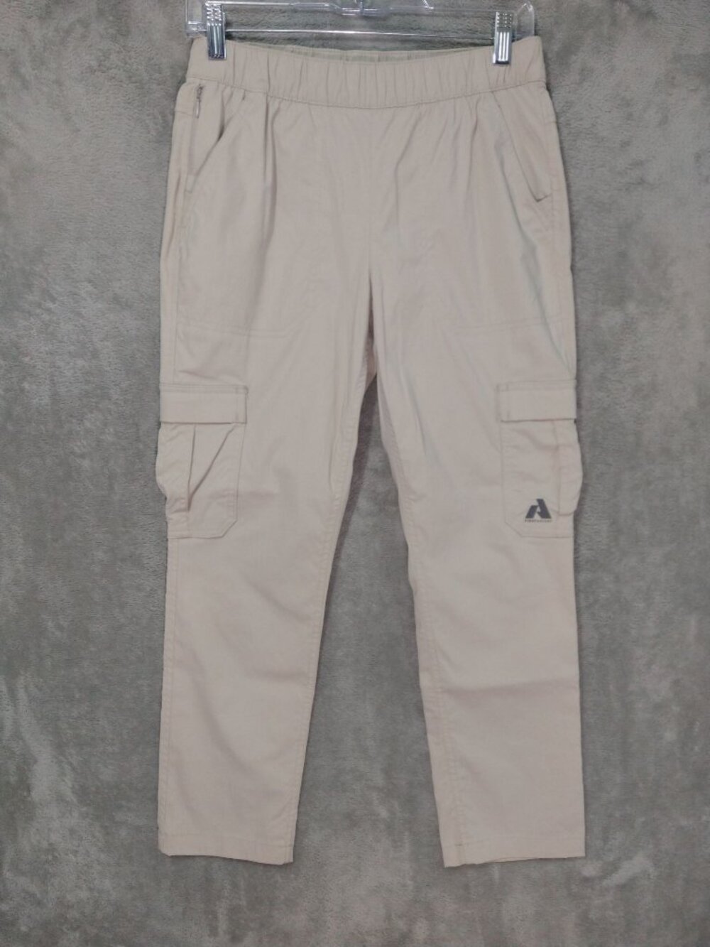 Eddie Bauer Pants Womens 2 Beige First Ascent Guide Pro Cargo Hiking Outdoor